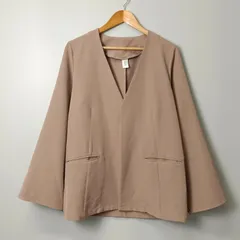 ルエレ Louere ノーカラージャケット 【M】 ベージュ系のサムネイル