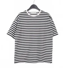 マッキントッシュ MACKINTOSH Tシャツ カットソー 半袖 ボーダー Sサイズ ブラック 黒 ホワイト 白のサムネイル