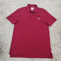 LACOSTE ラコステ ポロシャツ ボルドー - メルカリ