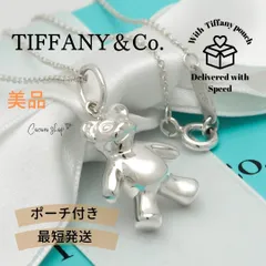 【美品】ティファニー TIFFANY&Co. クマ テディベア ネックレス AG925のサムネイル