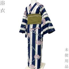 美品 洗える きものやまと セオα 浴衣 カエル 白 青 - メルカリ