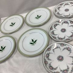 中古品】ヴィンテージ ノリタケ プレート デザイン2種類 7枚まとめて