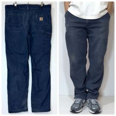 美フェード Carhartt カーハート シングルニー デニムペインターパンツ