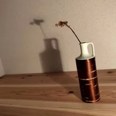 樺細工巻きの白山陶器 花器のサムネイル