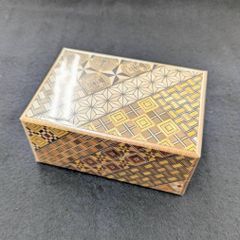未使用品】箱根寄木細工 小箪笥 6段チェスト アクセサリーケース 収納