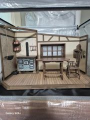 【希少】朝倉の三連水車 木製大型模型 全長105cm 小川木工場製 回転可 箱付 希少】朝倉の三連水車 木製大型模型 全長105cm 小川木工場製 回転可 箱