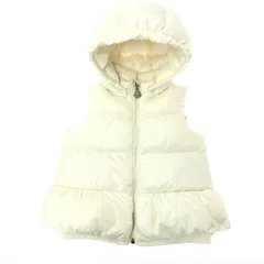 MONCLER モンクレール ダウンベスト/NIA　GILET サイズ:9/12 76cm フード取り外し可能/ベビー服 B29514833049   ホワイト キッズ / 241021001046のサムネイル