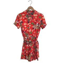 POLO RALPH LAUREN ポロラルフローレン オールインワン サイズ:2 アロハシャツ/花柄/半袖    レッド レディース / 240001211726のサムネイル