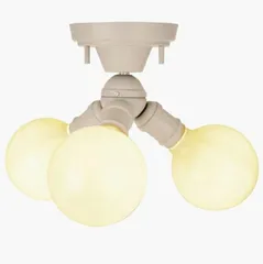 新品　キシマ　LEDシーリングライト パッロ 3灯 LED電球付属 ワームグレーGEM-6964のサムネイル