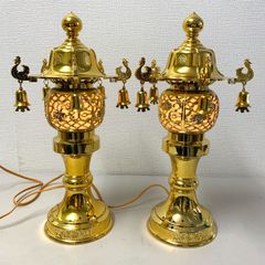 吊灯篭 院玄吊灯籠 灯篭 極上本丸型 9(仏具、仏壇) - メルカリ