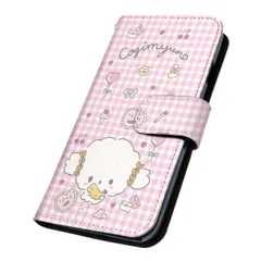 サンリオ 正規品 こぎみゅん AQUOS R11 A601SH ケース 手帳型 スマホケース [デザイン:2.ハートギンガム/マグネットハンドあり] SANRIOのサムネイル