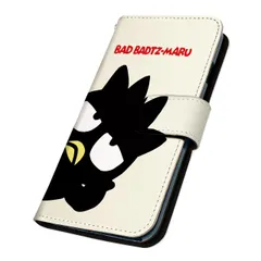サンリオ 正規品 バッドばつ丸 AQUOS R11 SH-M35 ケース 手帳型 スマホケース [デザイン:1.bigバツマル/マグネットハンドあり] SANRIO ばつ丸くんのサムネイル