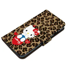 サンリオ 正規品 ハローキティ iPhone 14 ケース 手帳型 スマホケース [デザイン:3.キティ＆ミミィ/マグネットハンドあり] キティちゃんのサムネイル