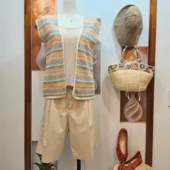 オープンタイプ 夏 クロシェ ベストのサムネイル