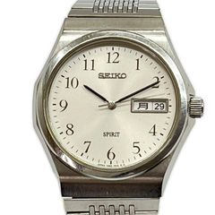 稼働】SEIKO SPILIT ラウンド デイデイト メンズ腕時計qz - メルカリ