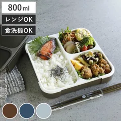 弁当箱 800ml 抗菌 フードマン FOODMAN 薄型 1段 （ 食洗機対応 レンジ対応 ランチボックス 薄型弁当箱 一段 大容量 800 男子 食洗機OK レンジOK 一段弁当箱 抗菌加工 AG 薄い スリム 四点ロック 弁当 お弁当 男性 )のサムネイル