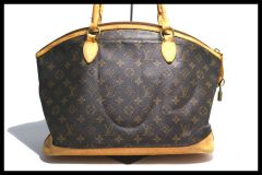 □LOUIS VUITTON ダミエアンフィニ タダオPM レザー トートバッグ ルイ