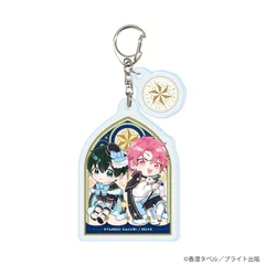 【予約】【新品】MeroMero cafe パーツ付きアクリルキーホルダー 06 香澄タベル 描き下ろしイラスト【正規品】のサムネイル