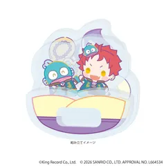 【予約】【新品】ヒプノシスマイク SANRIO NAKAYOKU EDIT ゆらゆらアクリルスタンド 16 波羅夷 空却×ハンギョドン コラボイラスト【正規品】のサムネイル