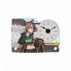 【予約】【新品】TVアニメ とある科学の超電磁砲T ミニアクリルクロック 御坂美琴 ゲーミング ver.【正規品】のサムネイル