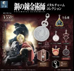 【予約】【新品】SO-TA 鋼の錬金術師 FULLMETAL ALCHEMIST メタルチャームコレクション 6個入り1BOX【正規品】のサムネイル