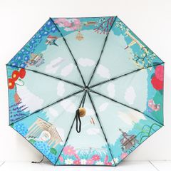 접이식 우산 지브리 파크 USED 미품 하루우 겸용 파크 한정 스튜디오 지브리 영화 캐릭터 UV 55cm FS9793