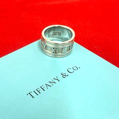 極 美品 箱 袋付 TIFFANY&Co. ティファニー ナロー リング シルバー925