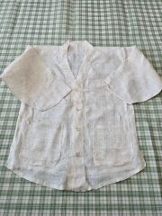 極美品】小千谷縮 着物 着丈158 きものやまと誂え - メルカリ