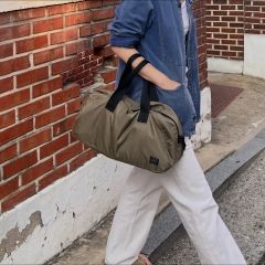 A599【美品】ポーター／タンカー ミニボストンバッグ ダッフル セージ