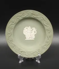 ウェッジウッド ピンディッシュ ラウンド トレイ 11cm ジャスパー セージグリーン WEDGWOODのサムネイル