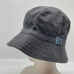 KO4475□ディーゼル バケットハット グレー パンドラ期 コットン 58ｃｍのサムネイル