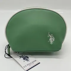 KO4464□U.S.POLOASSN ポーチ 合皮 グリーン 未使用タグ付きのサムネイル