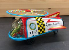ブリキ おもちゃ 玩具 スペースロケット 昭和レトロ アンティーク雑貨
