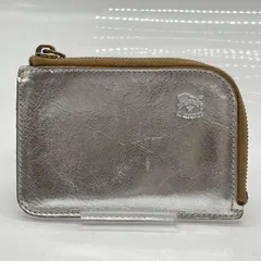 KO4466□イルビゾンテ L字ファスナー 財布 コンパクトウォレット シルバーのサムネイル