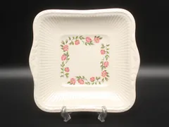 美品 ウェッジウッド スクエアディッシュ 皿 25cm ロザリンド WEDGWOODのサムネイル