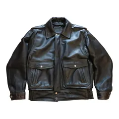 KADOYA K's Leather レザージャケット L ブラック 牛革 ライダースのサムネイル