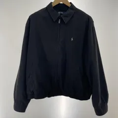【中古】OLD POLO RALPH LAUREN スイングトップ サイズXL 黒 ポロ ラルフローレン[91]のサムネイル