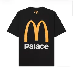PALACE x マクドナルド ロゴ Tシャツ ブラック Lサイズのサムネイル