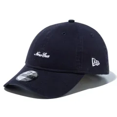 【新品B品】NEW ERA / ニューエラ キャップ ベースボールキャップ 9TWENTY スクリプトロゴ ウォッシュドコットン ネイビー × ホワイト M/L (約57~61cm)のサムネイル