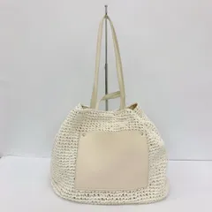 BEARDSLEY ビアズリー 2WAY ペーパーメッシュトートバッグ 鞄 カバン 肩掛け 手持ち A4収納可 リゾート レディース ホワイト 鞄 IF19618■のサムネイル