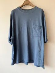 COS メンズ インディブルー オーバーサイズド ラウンドネック半袖Tシャツ Mのサムネイル