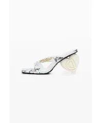 デジグアル レディース シューズ サンダル ヒール Desigual Womens Heart heel sandal White ホワイトのサムネイル
