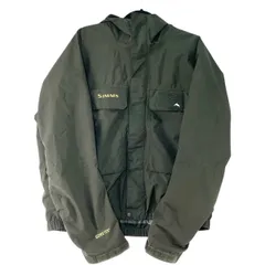 SIMMS 釣り服飾  フィッシングジャケット SIZE M  ゴアテックス オリーブのサムネイル
