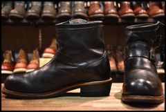 9.5E 良品 PT91 黒タグ 95年】Chippewa チペワ 90182 ショート