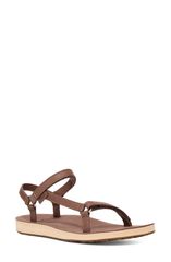 テバ レディース シューズ サンダル レザー Teva Original Universal Slim Leather Sandal Acorn