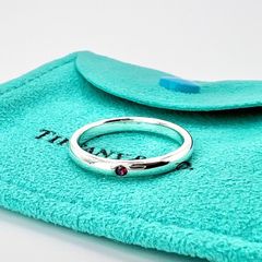 極美品 ティファニー 1837 ナロー リング 17号 TIFFANY&CO. SV925