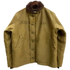 ワイパー WAIPER.inc 忠実復刻 米軍 U.S.NAVY N-1 デッキジャケット 後期型 アルパカライニング 25WP43 ジャケット グリーン 40サイズ 201MT-6240 VBのサムネイル
