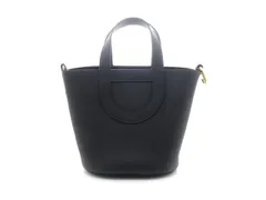 HERMES エルメス バッグ インザループ18 ブラック/GP ハンドバッグ トリヨンクレマンス/ヴォースイフト ブラック W　刻印【中古】437のサムネイル