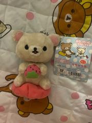 7*0様 コリラックマ 白いちご ぬいぐるみ - メルカリ