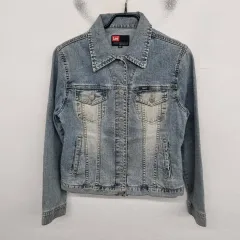レディース55 66 size Lee リー ウォッシュ デニムジャケット デニムジャケットのサムネイル